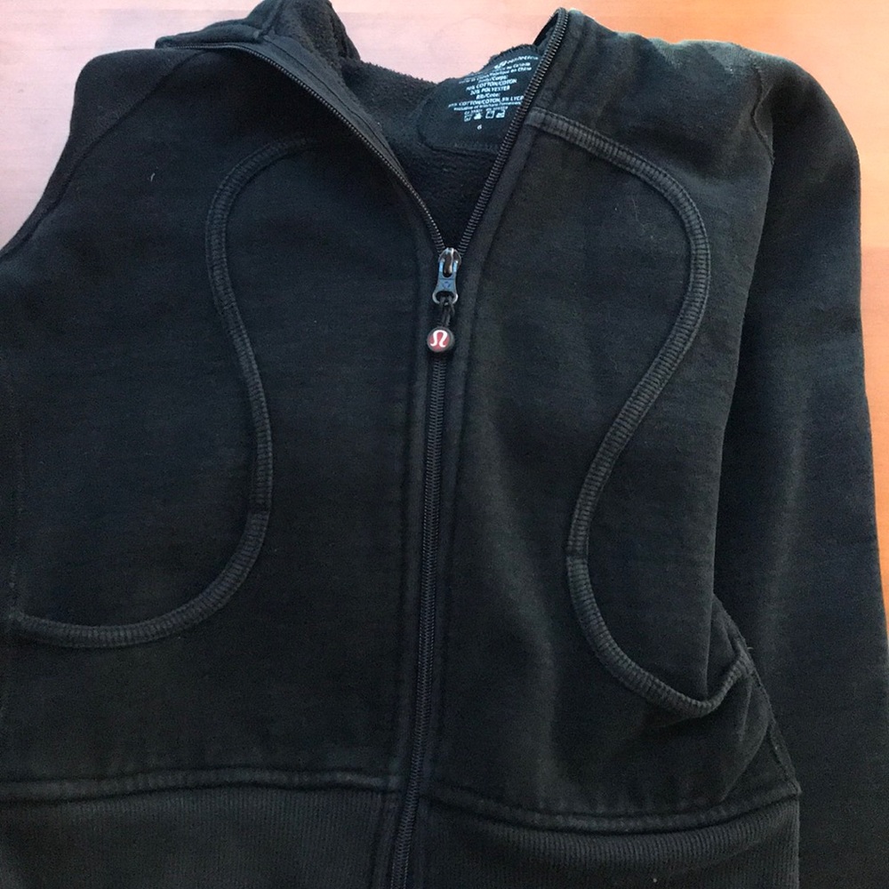 Black zip up hoodie